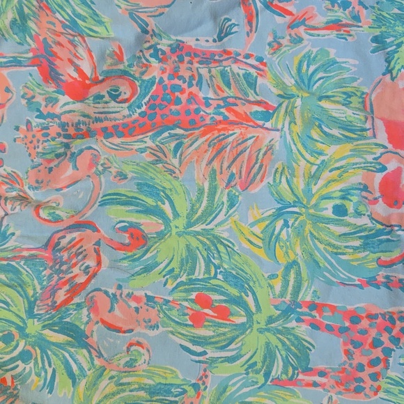Lilly Pulitzer Multi-Color Tropical Flamingo Print Skort - Picture 7 of 7